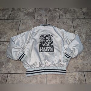 Flying Tigers Vintage 70s Pla-Jac Men's Large Satin Jacket